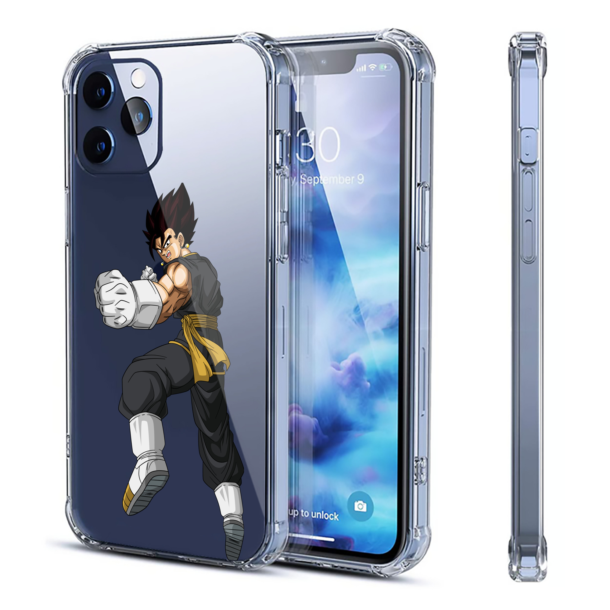 （画像用） ドラゴンボール ベジット DRAGON BALL Vegetto 【iPhone 12シリーズ対応】透明スマホケース（クリアソフトケース）